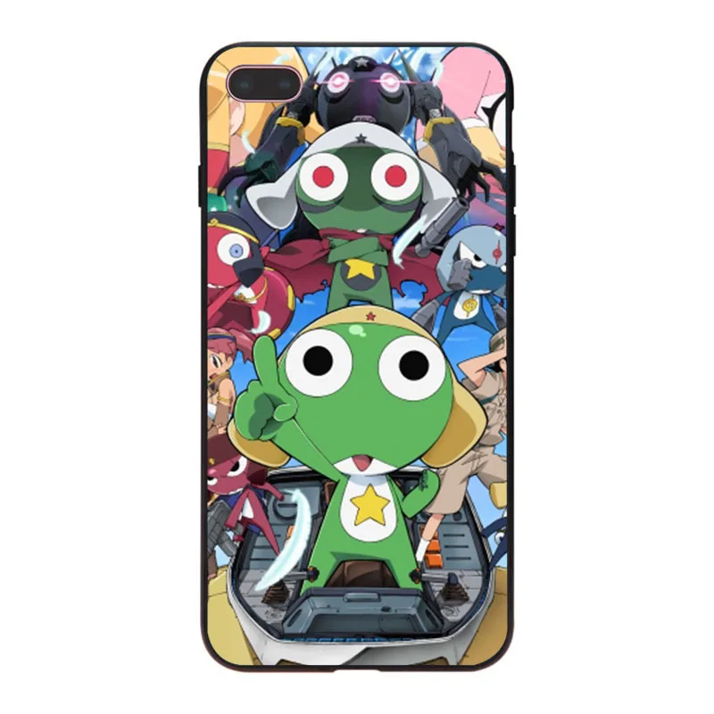 MaiYaCa Sergeant Keroro милые мягкие аксессуары для телефонов чехол Apple iPhone 8 7 6 6S Plus X 5 5S SE 5C |