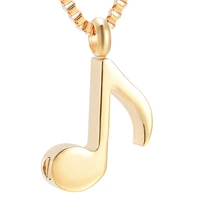 cremation urn necklace music note pendant for adults memorial keepsake urn jewelry for ashes stainless steel rememberance gifts