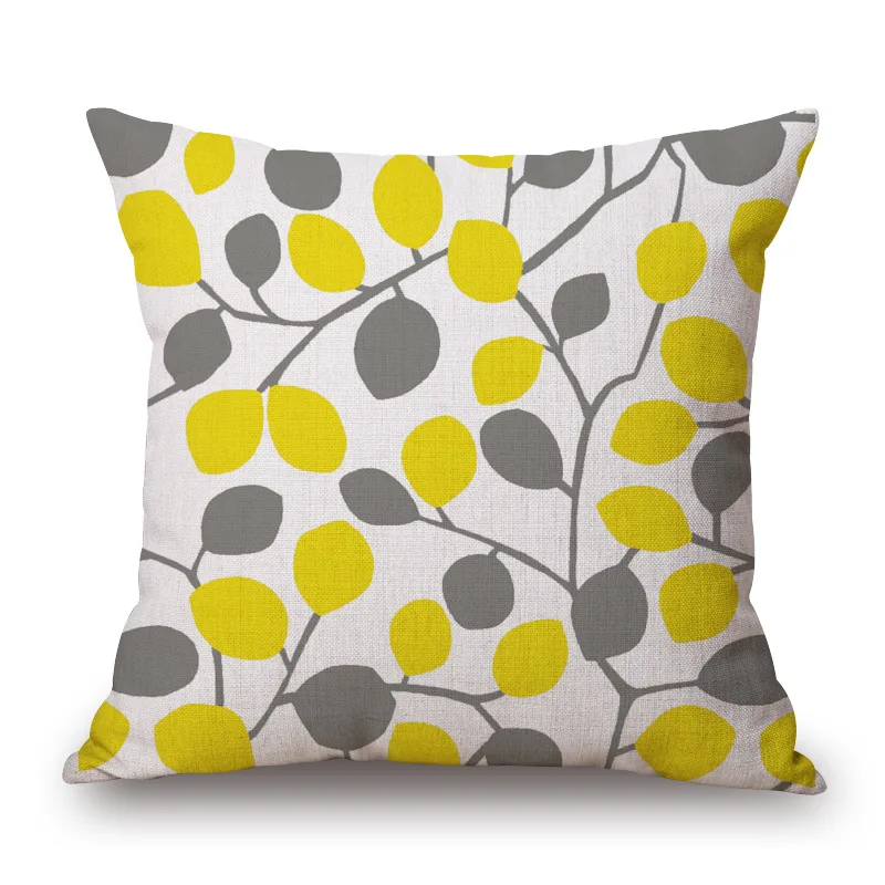 Скандинавская простота желтая Геометрическая птица автомобильная декоративная