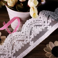 20yard 6cm embroidery lace ribbon cotton lace diy sewing crafts textile handmade wedding fashion sleeve skirt edge accessories