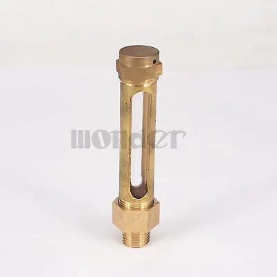 Латунный манометр BSP для токарного станка длина 80 мм 1/4 дюйма|sight glass|sight gauge glass4 sight