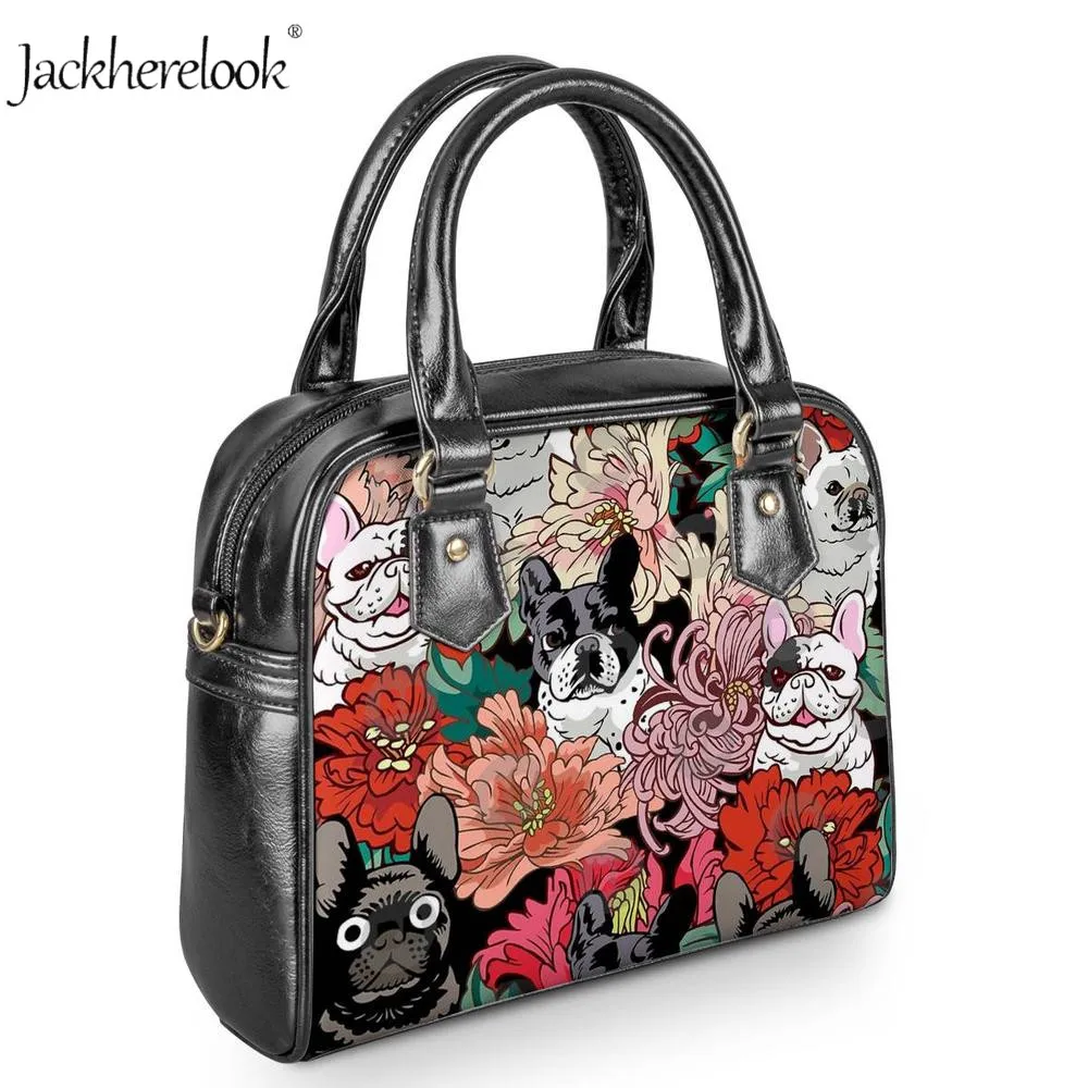 Женская сумочка Jackherelook маленькая сумка через плечо с рисунком бульдога шнаузера
