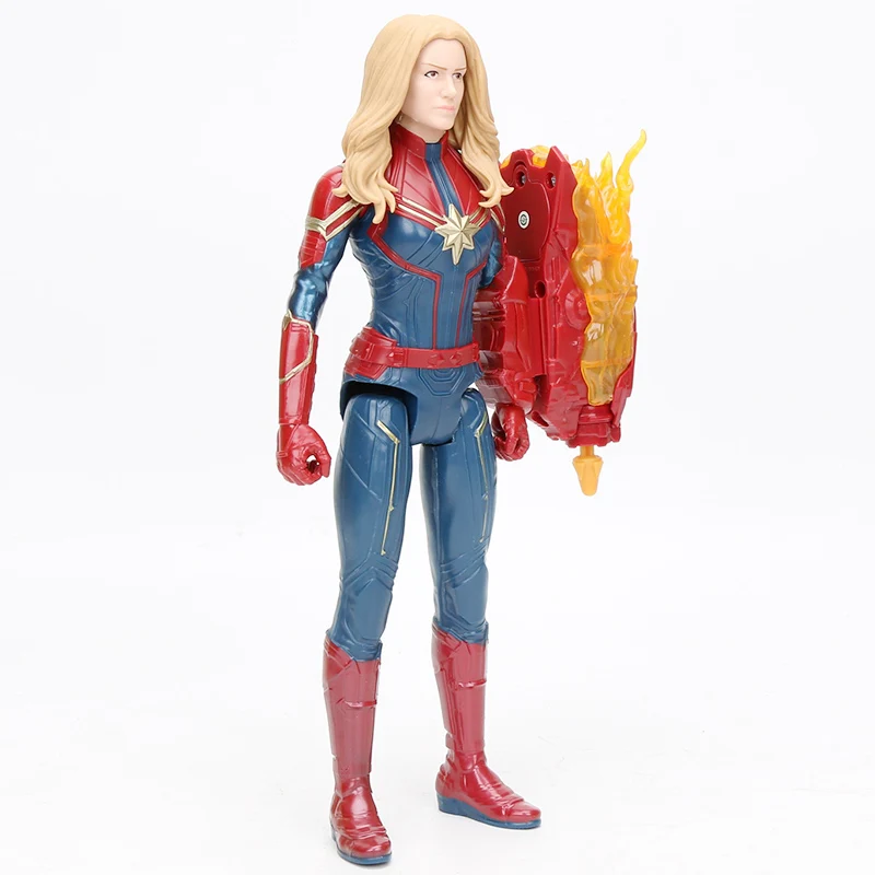 2 шт./компл. с принтами "Marvel", "Мстители", завершающей игрушка Капитан Америка с ассемблер Шестерни Косплэй оружие Titan Hero Мощность FX черный пантера рисунок
