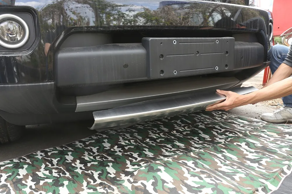 304 нержавеющая головка переднего бампера порога износостойкая защитная пластина