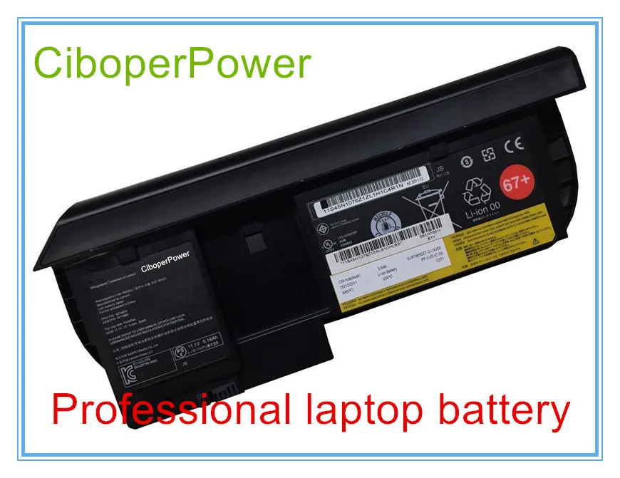 Оригинальное качество 11 1 V 5600mAh 63Wh новые Аккумуляторы для ноутбука X230T 45N1079 45N1078 67 +