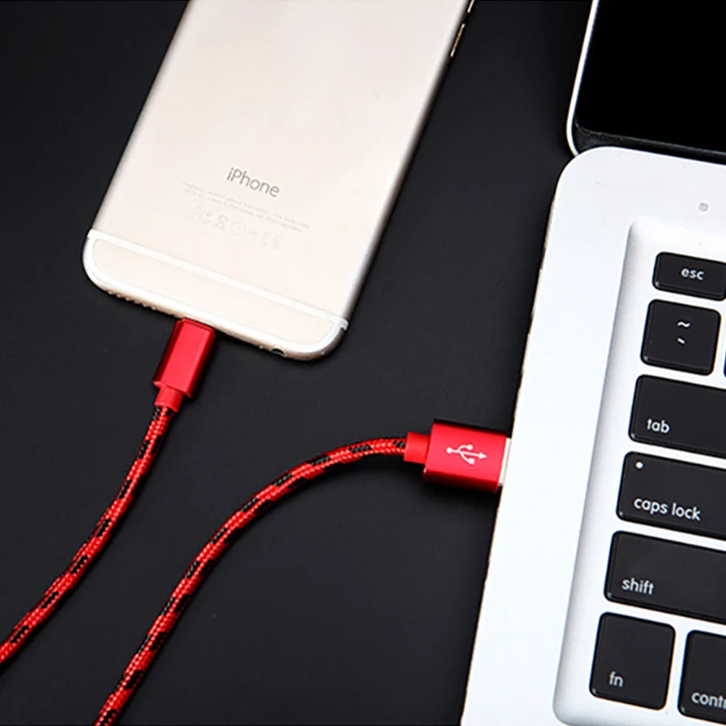 NOHON нейлоновый USB кабель для зарядки и передачи данных iPhone X 8 7 6 S 5S XS Max XR Plus быстрая