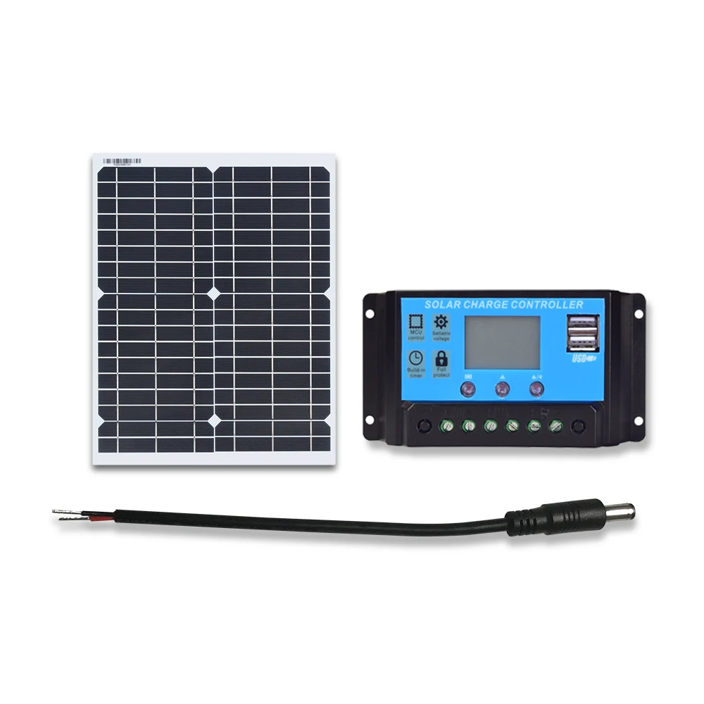 Продажа Xinpuguang Flexible Solar Panel Cell 10w 20w With 12v 10A Contorller Гибкая солнечная панель 18 Вт 10 Вт 20 Вт с контроллером 10A для 12-вольтового зарядного устройства легковог...