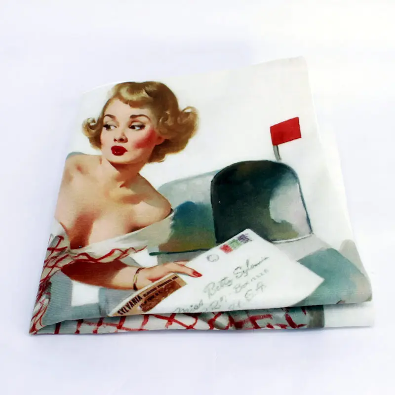 Масло patinting Sexy Lady Pinup Girl плакат Принт Чехлы для подушек современный дом декоративные волокна Подушки Детские случае Винтаж автомобиля Подушки Детские скольжения