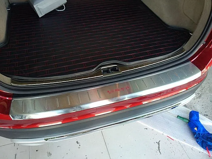 304 из нержавеющей стали Заднего бампера Протектор Подоконник На 2014 XC60 стайлинга