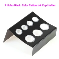 7 or 22 holes pigment container stand tatoo accessories supplies stainless steel tattoo permanent makeup ink cup holder