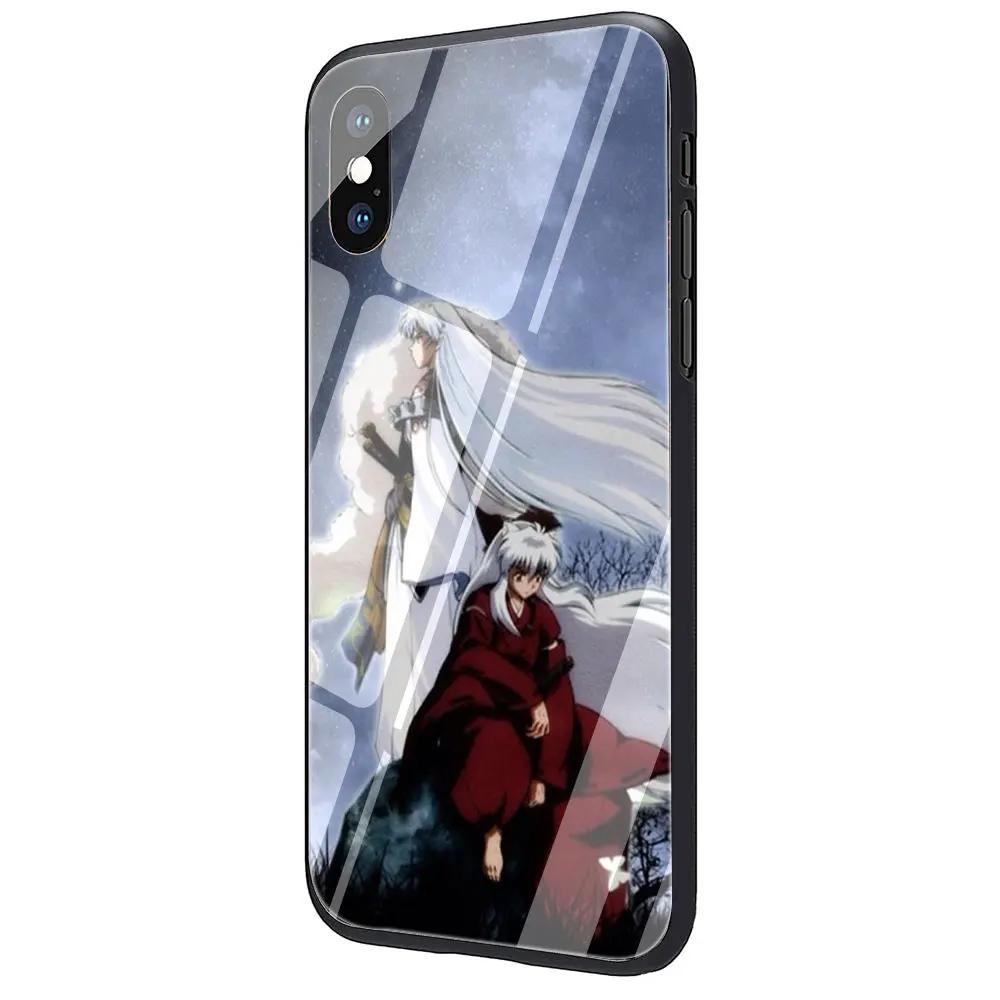 G7 Inuyasha Аниме закаленное стекло чехол для телефона iPhone 11 Pro 6 6S Plus 7 8 Plus X XS XR XS Max - Цвет: G7