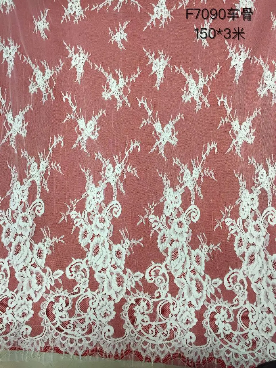 Free shipping Elegant Floral Wedding Fabric Bridal Veils Lace French Chantilly | Дом и сад