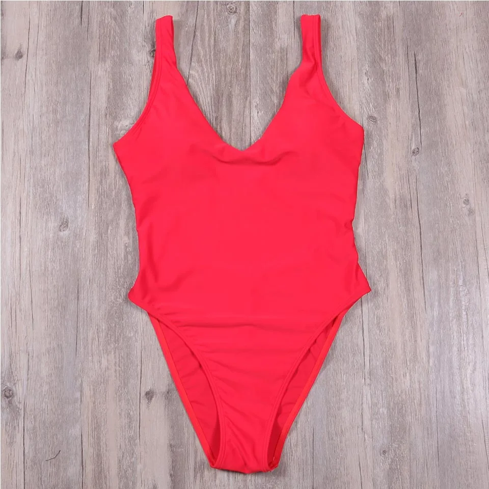 SAMEGAME 2019 New Sexy One Piece Swimwear Women Swimsuit Girls Beach Bathing Suit Printed Open Back Fused Brazilian Monokini | Спорт и