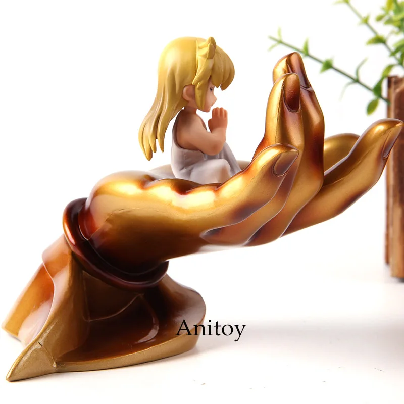 Sainte Seiya Дева Шака с Буддой ручной платформой фигурка Сейя ПВХ Коллекция Модель игрушки