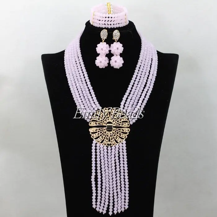 Комплект из колье серёг и с кристаллами | Украшения аксессуары