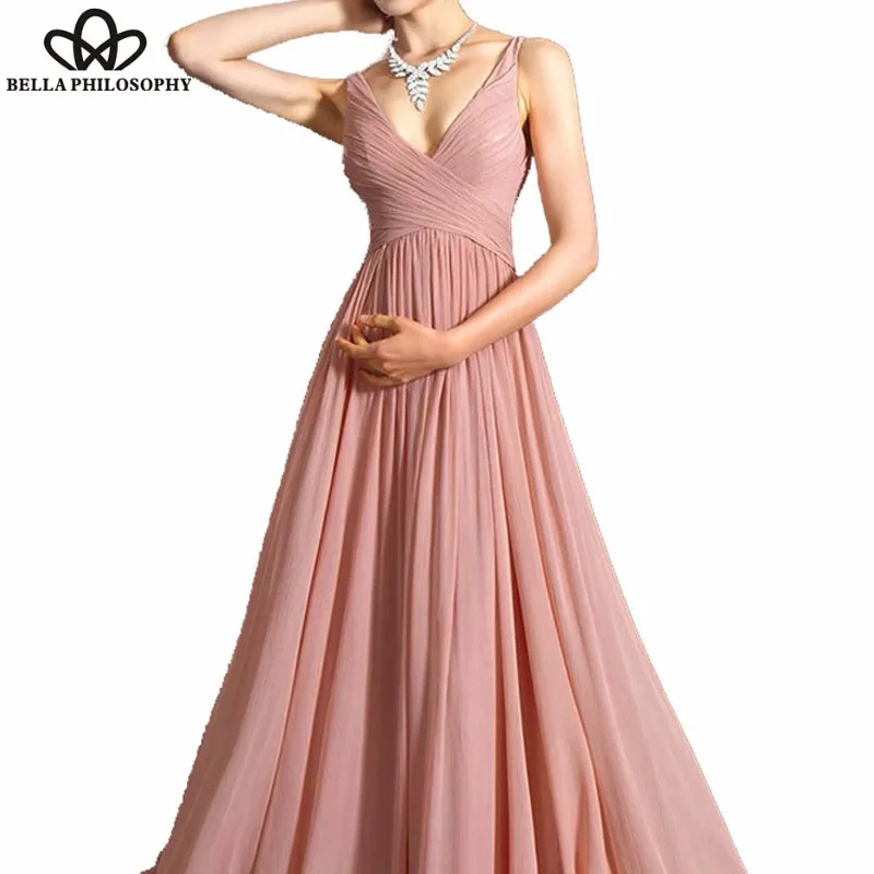 Спинки летнее шифоновое платье Для женщин халат с v образным вырезом сексуальные