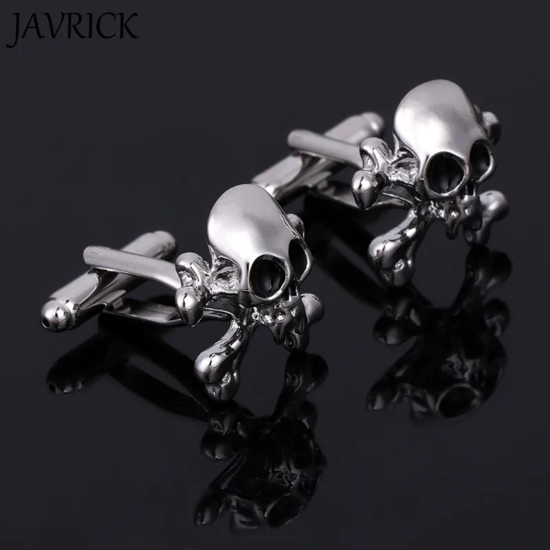 JAVRICK, 1 пара, винтажная дизайнерская мужская запонка с черепом, для свадебной вечеринки, рубашка с манжетами, Нежные мужские свадебные запонки, бизнес подарок для жениха