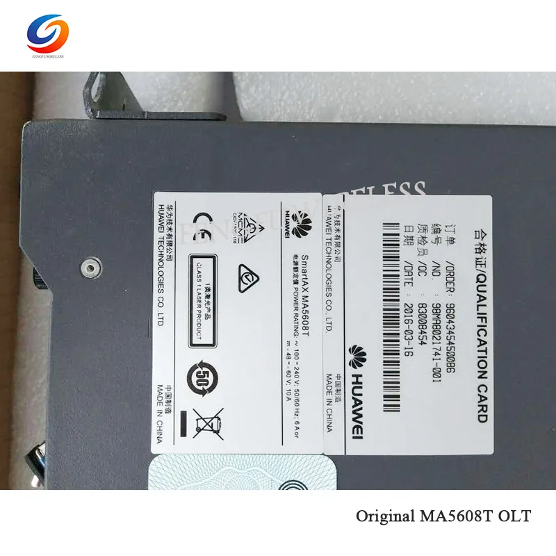 2021 Бесплатная доставка оригинальный новый HW 19 &quotдюймов OLT GPON MA5608T (постоянный ток)