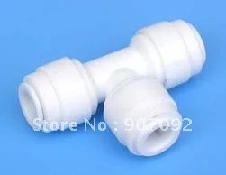 

Free Shipping 100PCS/LOT Water Purifier Union 3/8'' Tee Quick Coupling Hose Connector PP