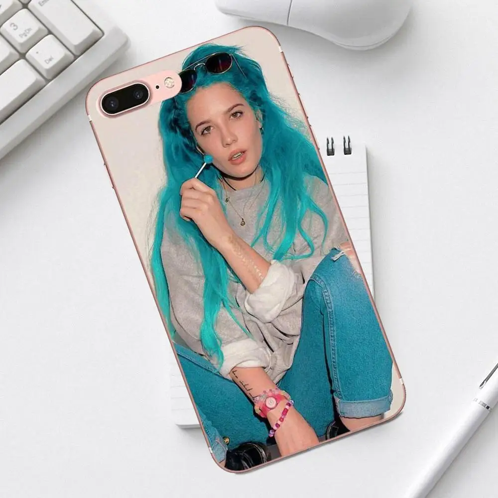 Qdowpz Halsey Ghost для iPhone 4 4S 5 5C SE 6 6S 7 8 Plus X XS Max XR Galaxy A3 A5 J1 J3 J5 J7 2017 TPU Cool Best|Бамперы| |