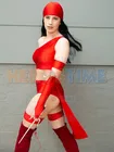 Женский модный сексуальный костюм Superhero Elektra Natchios Косплей Костюм на заказ