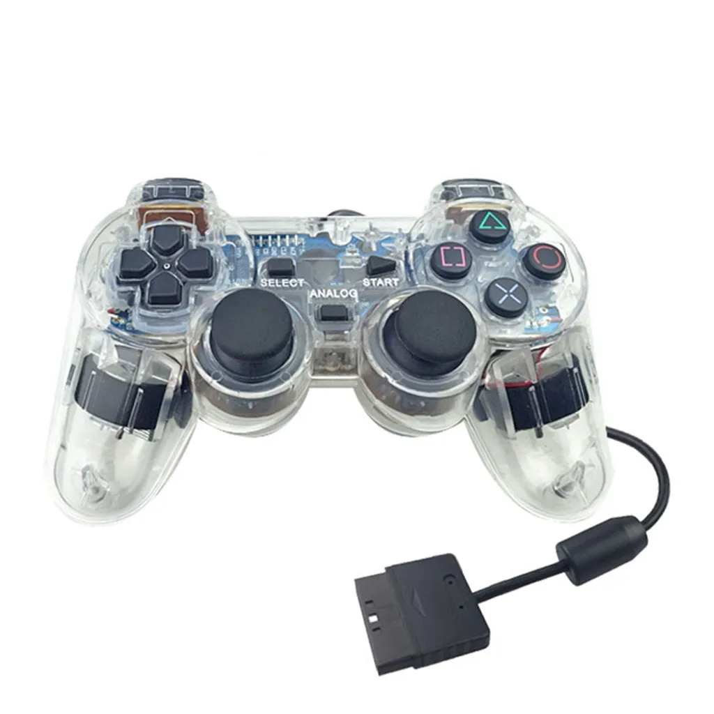 CL Проводной игровой контроллер для PS2, контроллер для sony Playstation 2, джойстик, геймпады для игровой станции, 2 сменный джойстик 521#2 - Цвет: CL