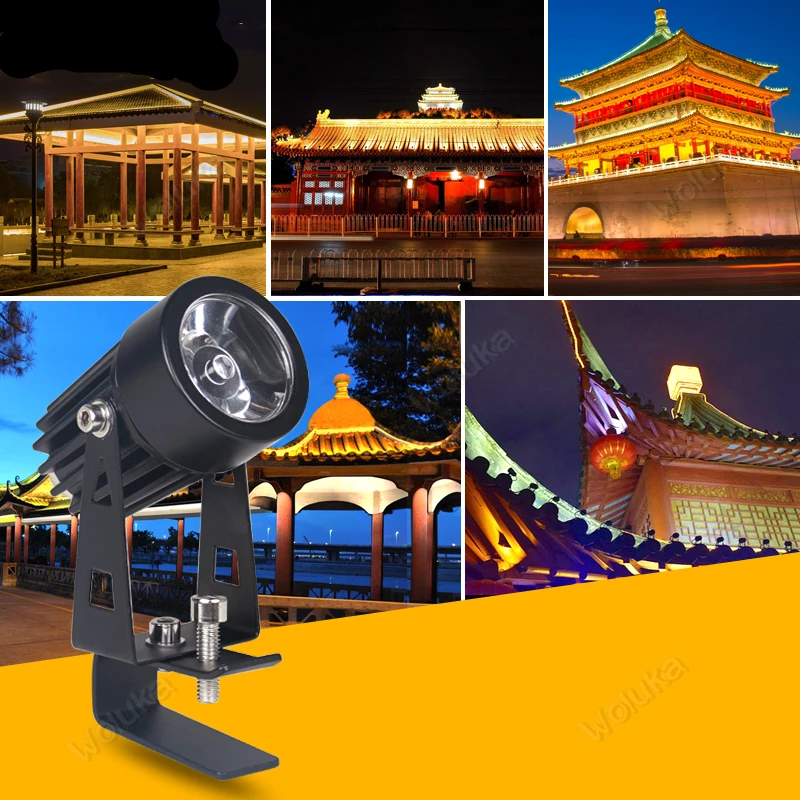 Наружное ландшафтное освещение гофрированные прожекторы плитка лампа-беседка