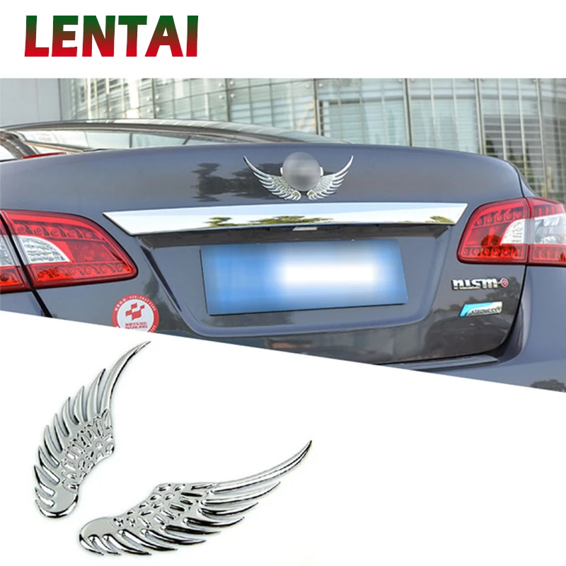 LENTAI 1 комплект автомобильные наклейки металлическая 3D толстовка с капюшоном