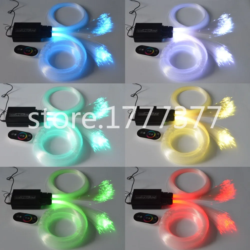 32 Вт двойной головкой RGB светодиодный волокно 0ptic потолочный комплект светильник