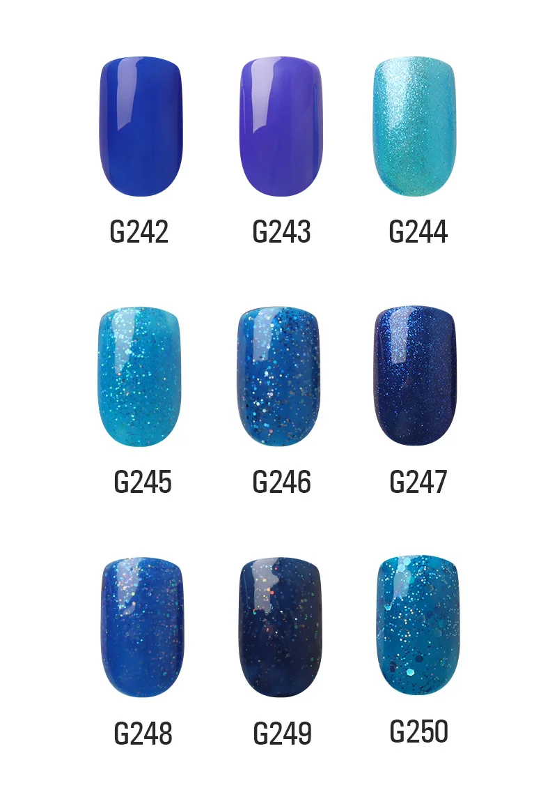 УФ-Гель-лак Lucky color Blue Sky Diamond для дизайна ногтей, впитывающий Гель-лак, светодиодный лак, долговечный, 10 мл, бутылка, 9 цветов