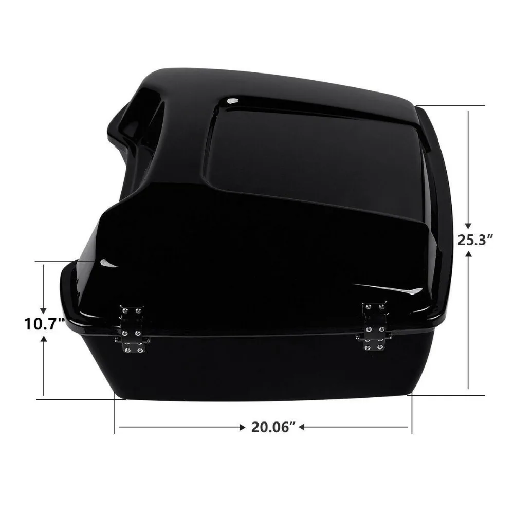 Мотоцикл 10 7 &quotрубленый пакет багажник для Harley Tour Pak Touring Road King Electra Glide FLHT FLTR 1997-2013