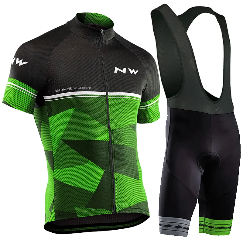 Лето NORTHWAVE команда Велоспорт Джерси быстросохнущая Ropa Ciclismo велосипед для мужчин одежда гель дышащий короткий комбинезон наборы - Цвет: 14