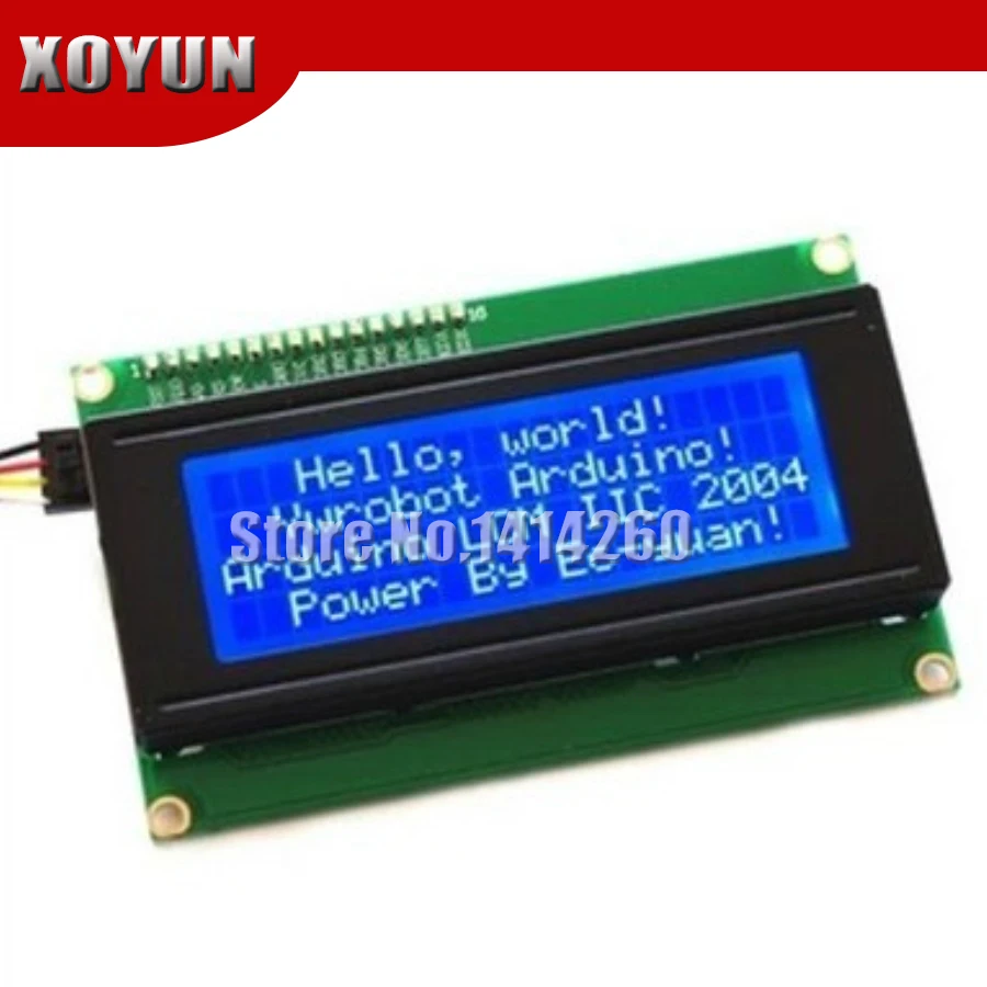IIC/I2C 2004 LCD Модуль ЖКД синий screen|ЖК-модули| |
