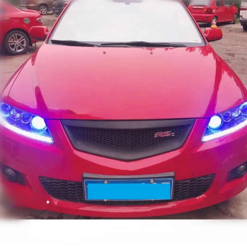 CEYUSOT разделитель решетки переднего бампера Старый Mazda 6 ABS Материал Сетчатая Маска