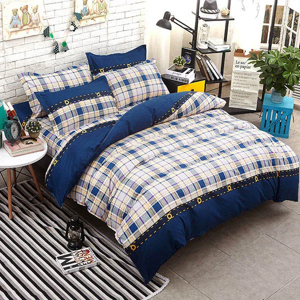 As Photo 13 Новое современное хлопковое постельное белье хлопок 3/4 шт односпальный Комплект постельного белья Твин Квин Кинг размер пододеяльник 150x200 180x220 1,5 м 1,8 м 2,2 м - Цвет: As Photo 13