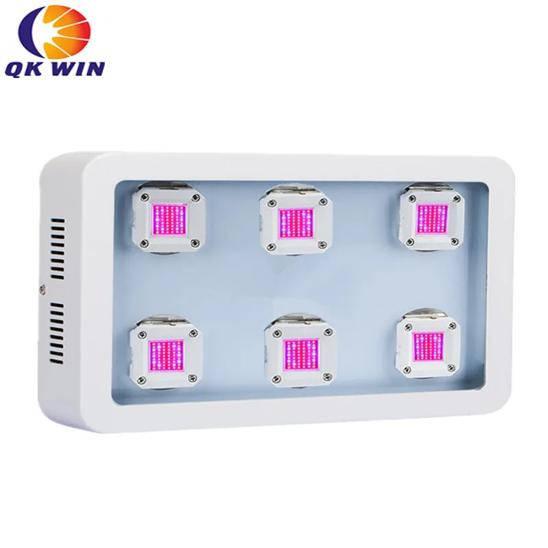Qkwin S6 COB LED GROW LIGHT 1800W with 6pcs 300W led Full spectrum with dual LENS for high par value