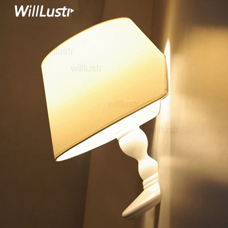 

Titanic wall lamp modern light sconce by Fluke bedroom foyer study office restaurant hotel sitting dinning room novelty lighting