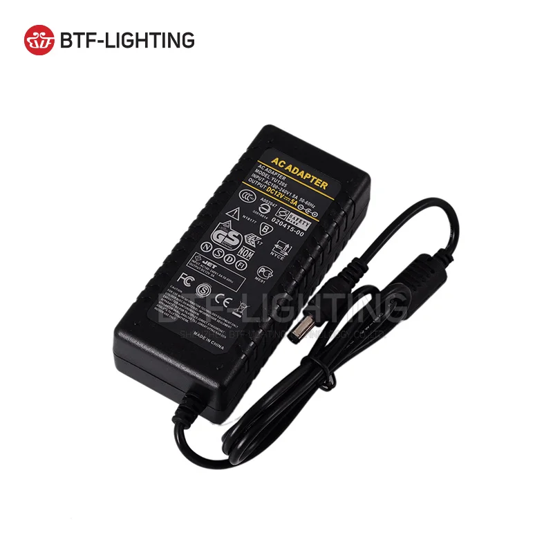 12 В в 5A питание AC110-240V для SMD 5050 3528 светодиодные ленты свет Великобритания/США/ЕС/AU