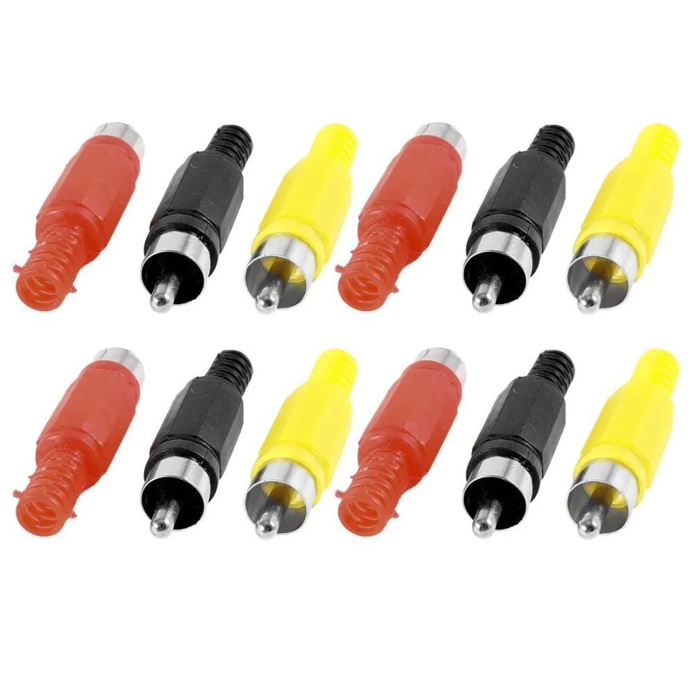 

200 pcs RCA Male Plug Solder Type Audio Cable Connector