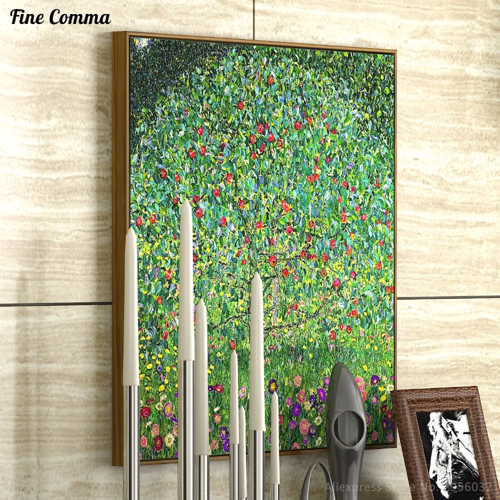 Apple Tree Gustav Klimt Ручная роспись Картина маслом Воспроизведение жикле печать копия