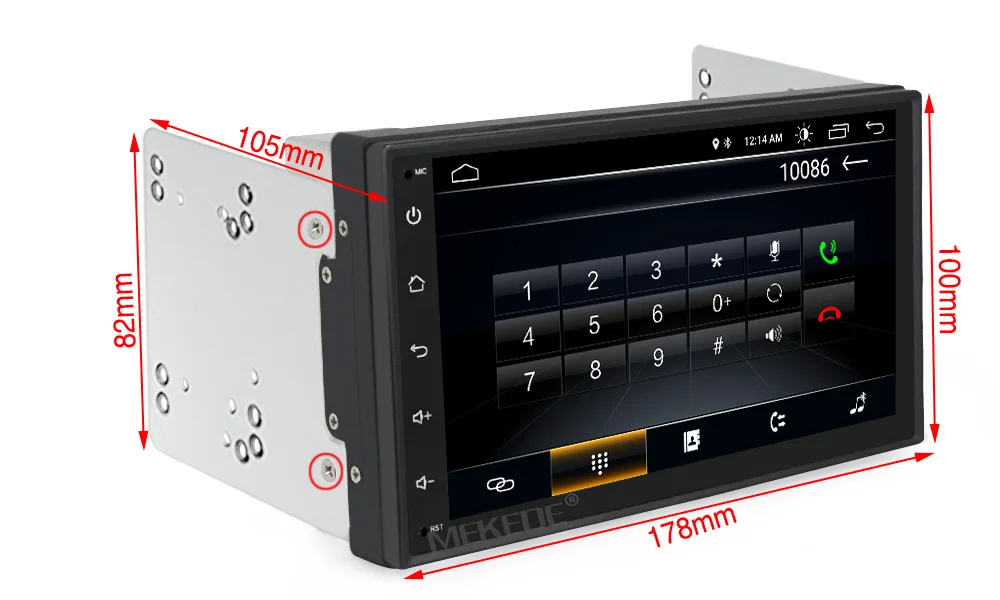 2Din Android 8,1 автомобильный dvd-плеер радио для Nissan Volkswagen TOYOTA Honda KIA hyundai Lada mazda Универсальный Автомобильный gps навигатор
