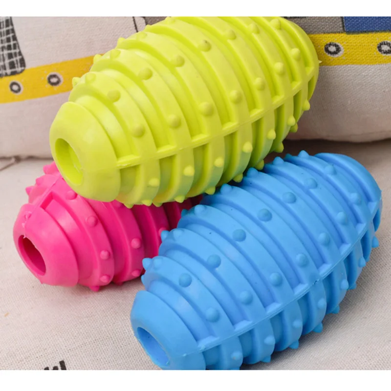 

1pcs Fashion Pet Dog Toys Cute TPR Grenades Toy Rubber Resistant Interactive Bite Clean Teeth Chew Game Product Dog Supplies