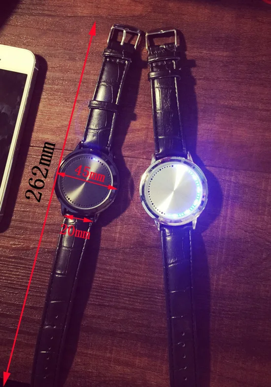 2018 творческая личность минималистский сенсорный экран led светодио дный Смарт