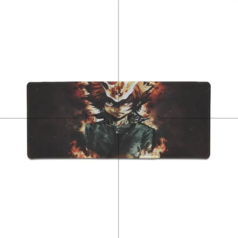 Maiyaca Anime Katekyo Hitman Reborn mouse pad gamer play mats Locking Edge gaming Mousepad Mat Keyboard Table Pad | Компьютеры и офис