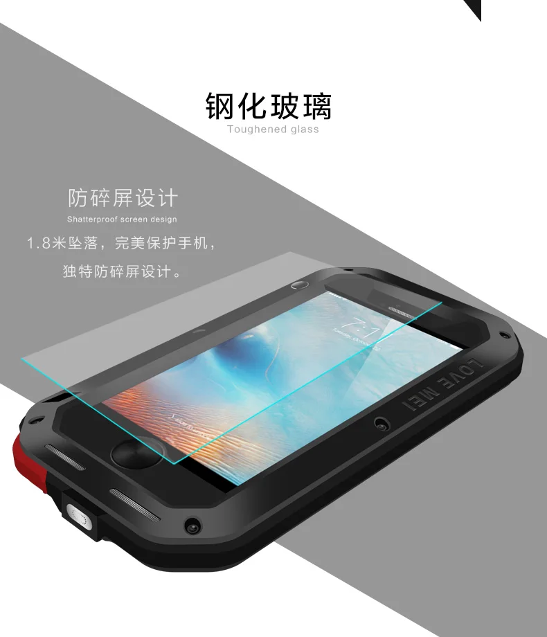 Модный бренд Алюминий металлический корпус для Apple IPhone 5 5S SE мощный ударопрочный