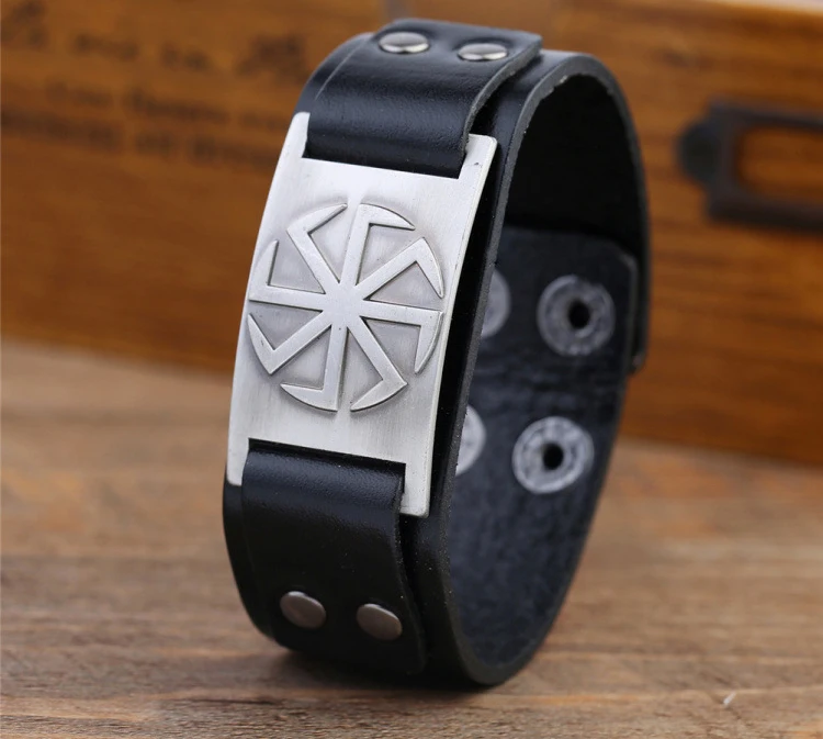 Серебряный браслет славянские амулет Коловрат браслеты для женщин Талисман