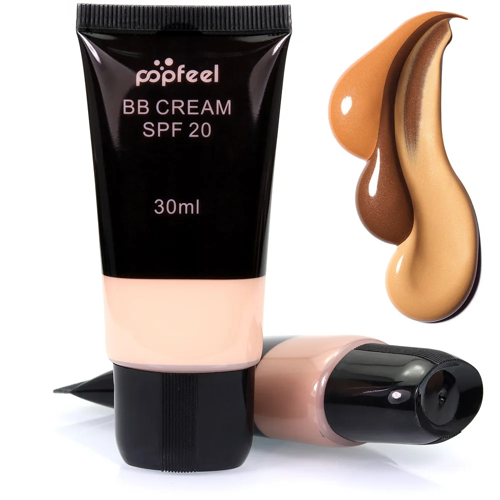 POPFEEL Face Foundation Makeup Base Liquid BB Cream Concealer Whitening Moisturizer Oil-control Maquiagem SPF20 | Красота и здоровье
