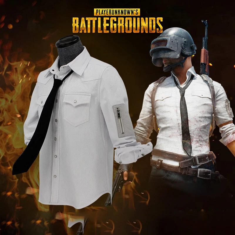 Костюм для косплея игры Playerunknown Battlegrounds PUBG Топ с длинным рукавом взрослых унисекс