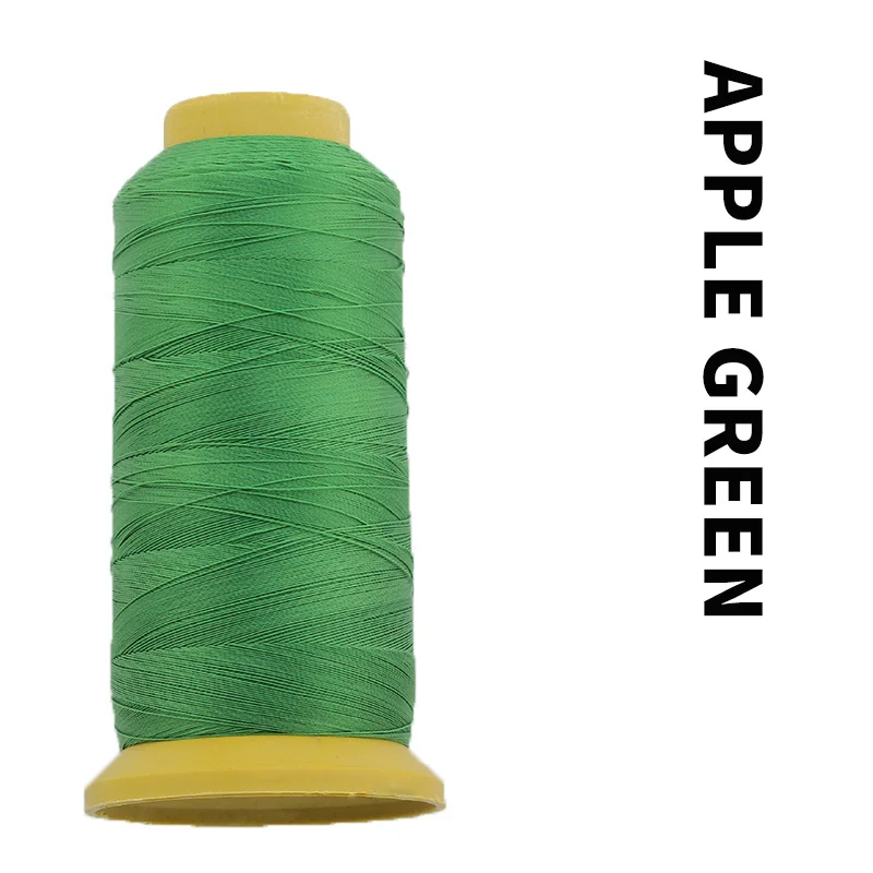 Apple Green 2000 метровая нить для швейной промышленной машины катушка Многоцветная высокая прочность швейные принадлежности полиэфирная коробка оверлок - Цвет: Apple Green