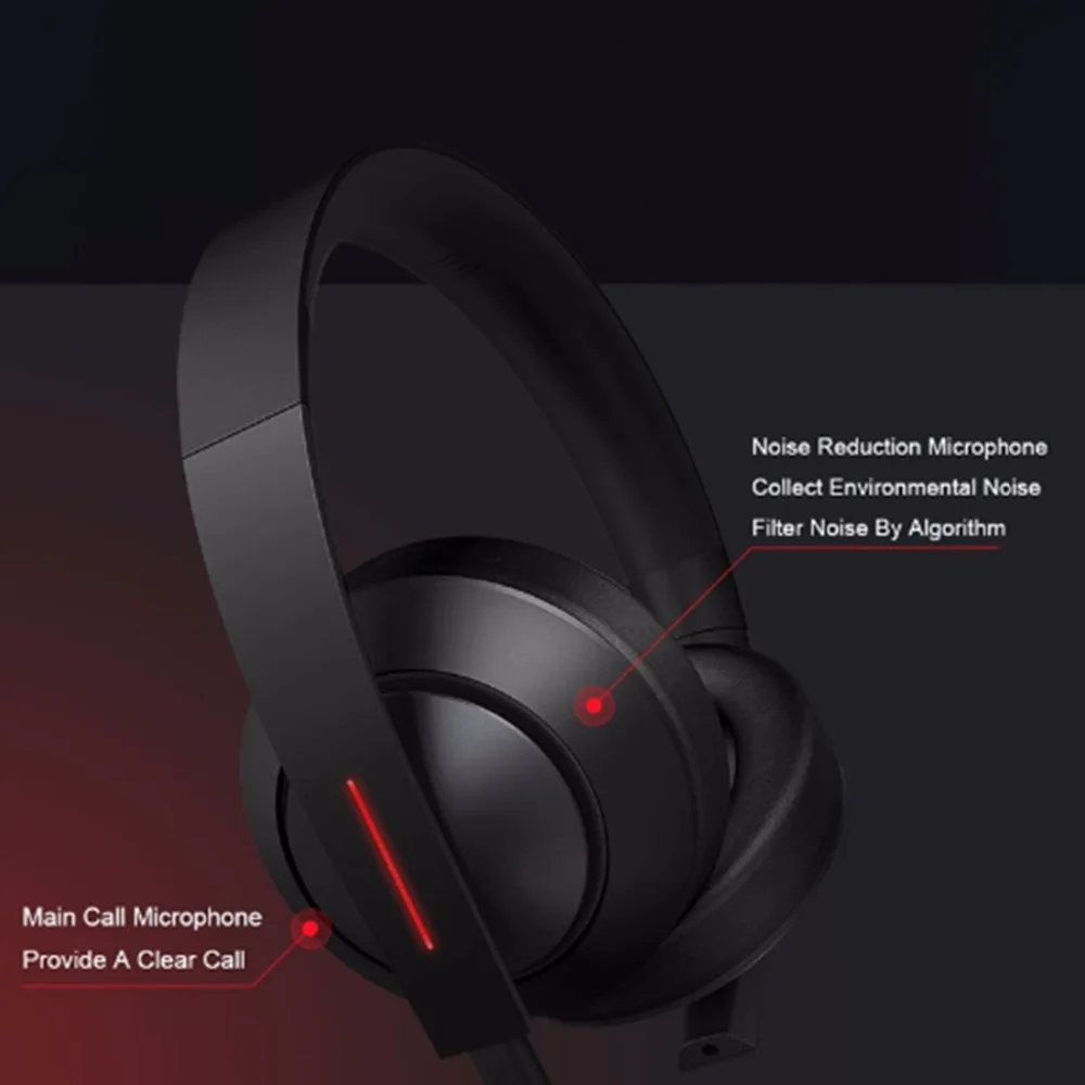 Оригинальные Игровые наушники Xiaomi 3 5 мм USB Hi-Fi гарнитура с микрофоном для